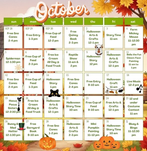 October Calendar