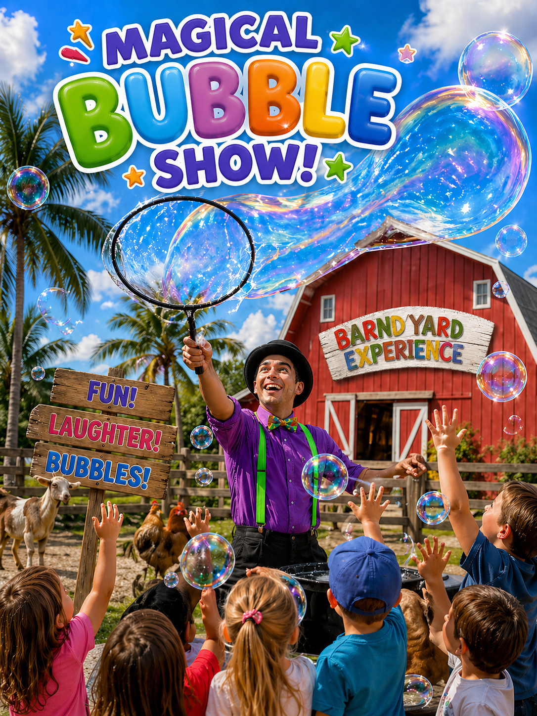 Memorial Day Weekend<br/>Magical Bubble Show
