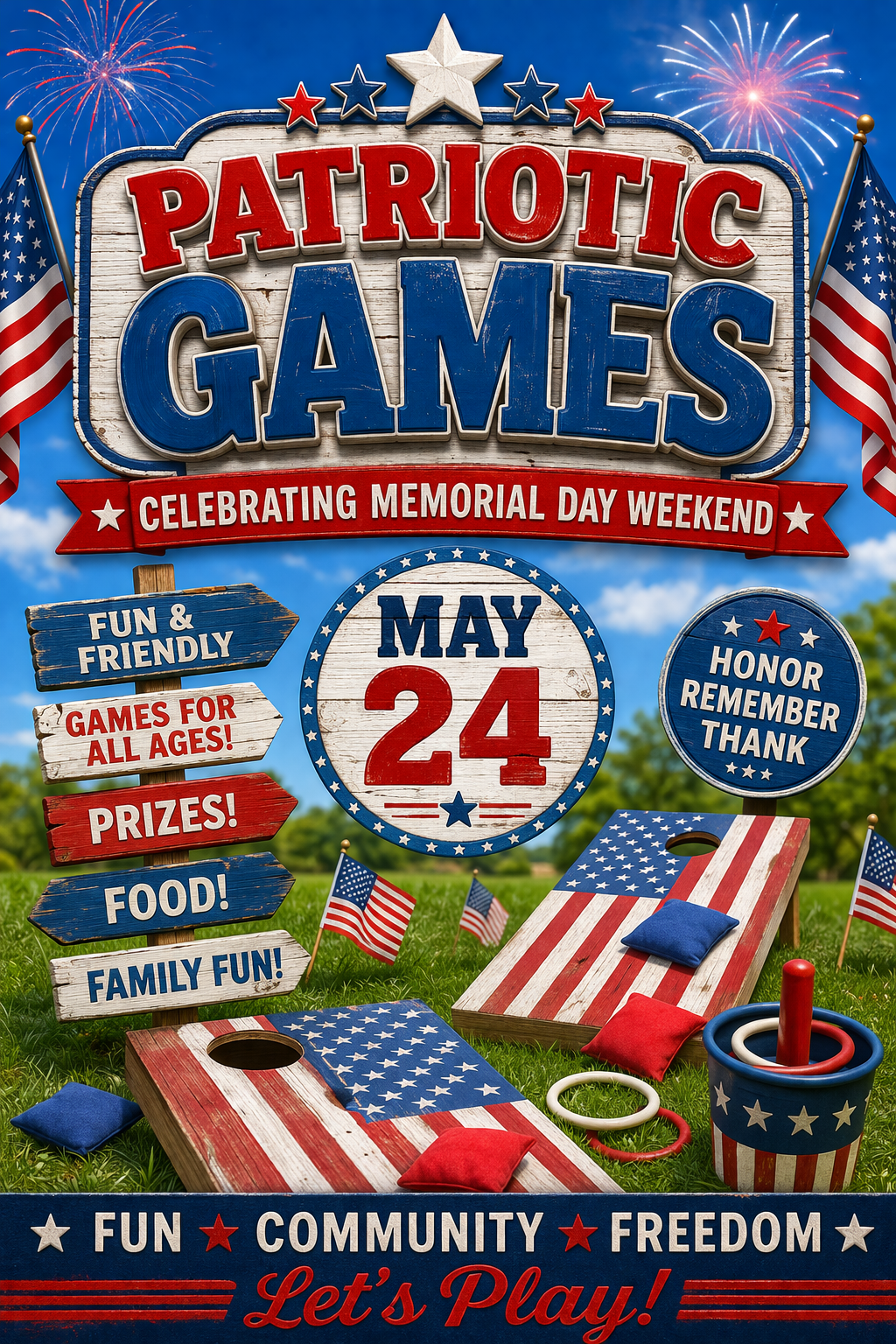 Memorial Day Weekend<br/> Patriotic Games
