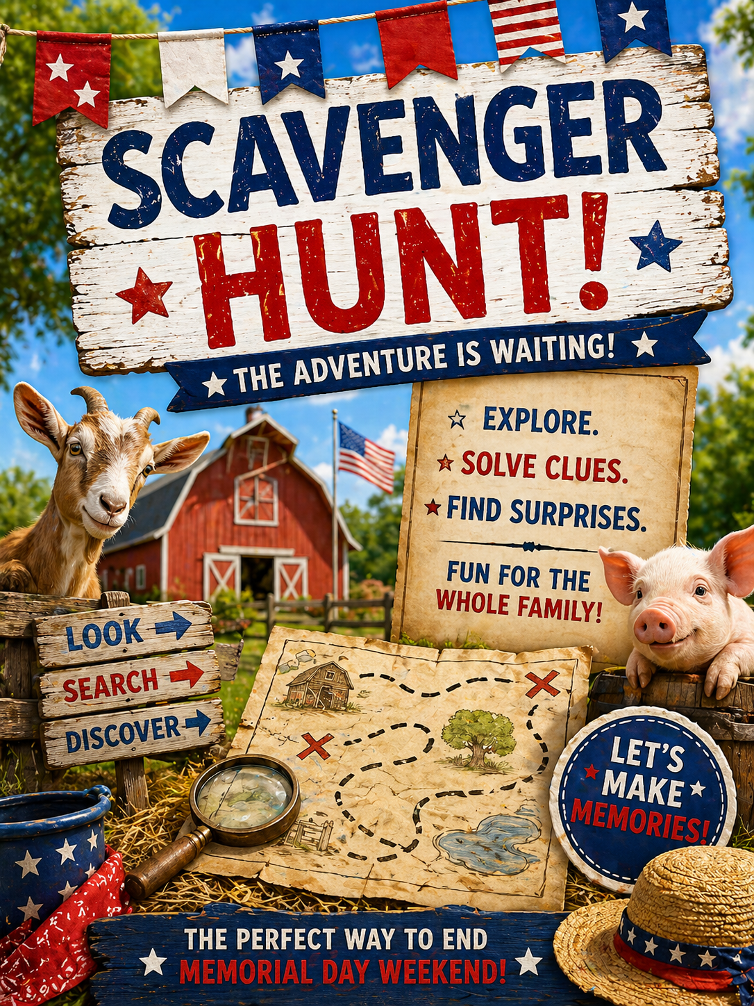 Memorial Day Weekend<br/>Scavanger Hunt